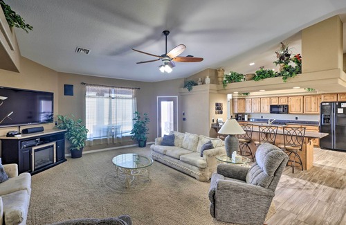 Lake Havasu City House | Patio + Lake Havasu View: Scenic Gated Retreat!