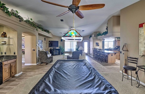 Lake Havasu City House | Patio + Lake Havasu View: Scenic Gated Retreat!