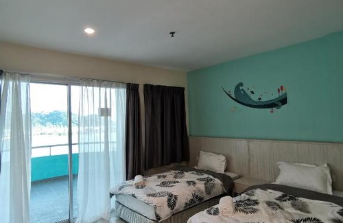 Lumut Apartment | Peaceful 1-bedroom unit at Marina Island by JoMy Homestay