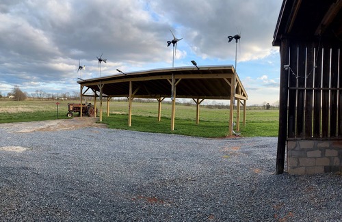 Rocky Ridge House | Peaceful. 1st Solar Glass Roofs Power generation producing farm USA, c2020.