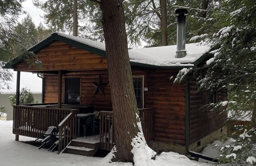 Clarington Cabin | Peaceful Cabin with hot tub, Dog Friendly, 2 Minutes to River