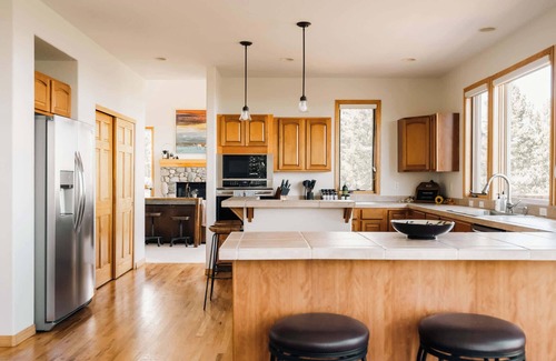 Evergreen House | Peaceful Getaway with Hot Tub - Views - Evergreen