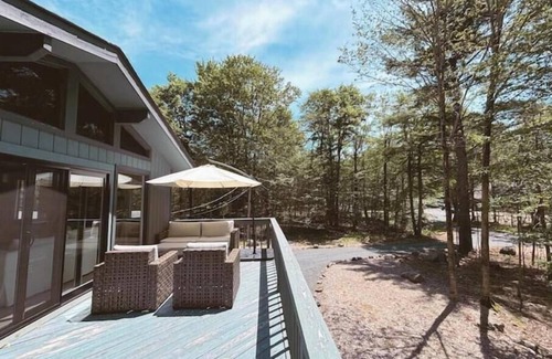 Pocono Pines House | Peaceful Modern Cabin, Lake Naomi, Timber Trails