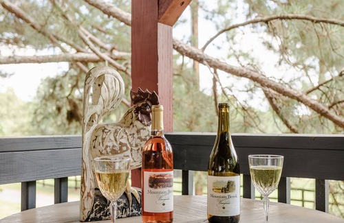Tryon Cabin | Peaceful, private & serene cabin near wineries, TIEC & outdoor activities