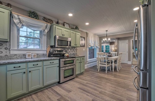 Cedar Falls House | Peaceful Renovated Home with Deck on Half Acre!