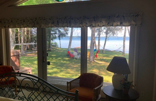 Brutus Cottage | Peaceful setting on northwest shore of Burt Lake - sleeps 12