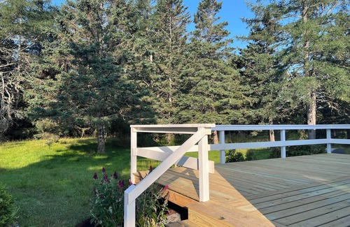 Hancock House | Peaceful vacation home with stunning ocean views and private woods