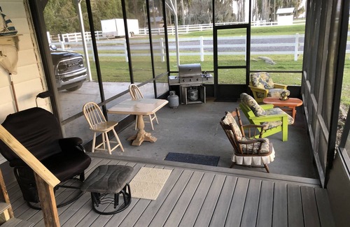 Georgetown House | Peaceful Waterfront Home on St. Johns with large porch and dock.