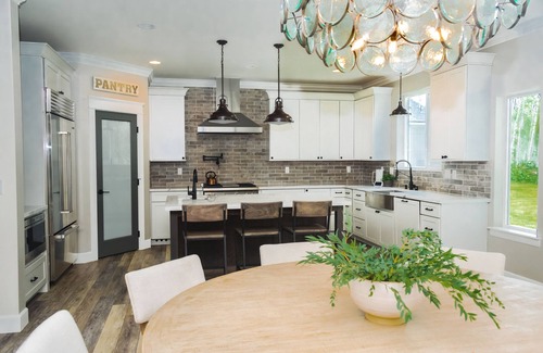 Meadow Lakes House | Peakside Retreat with Chefs Kitchen, Theater, Game, Kids Rooms by Design