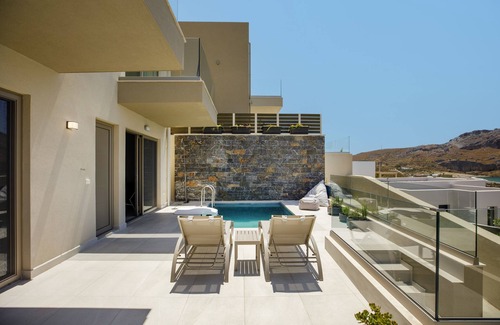 Plakias Villa | Pearl Villa II, redefined island chic - Private Heated Pool & BBQ