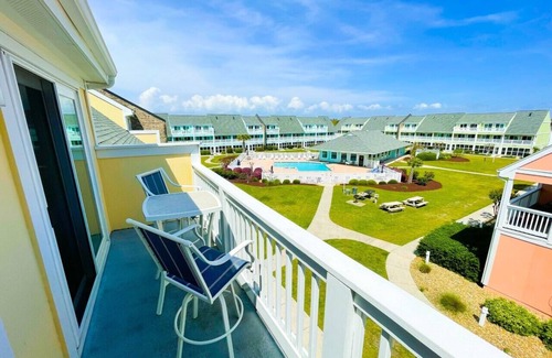 Emerald Isle Condo | Pebble Beach F305 - Poolside studio, short walk to the beach