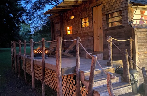 Huntsville Cabin | Pecan Grove Cabin on 15 acres near a creek