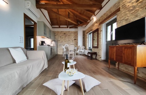 South Pelion House | Pelion country house in olive grove with view to the sea