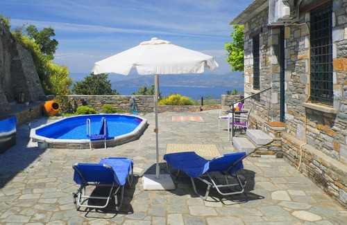 Agios Vlassios Cottage | PELIONGODDESS "VENUS" house with private heated pool