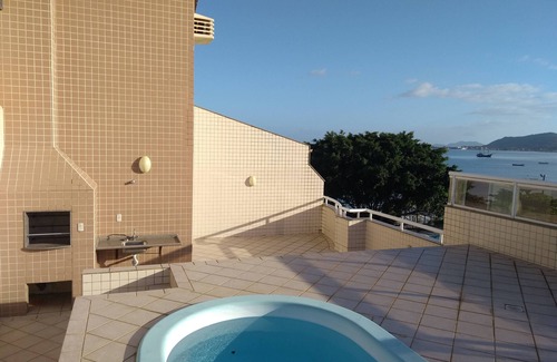 Cachoeira do Bom Jesus Apartment | Penthouse with Fantastic Sea View, Pool and Barbecue on Large Terrace