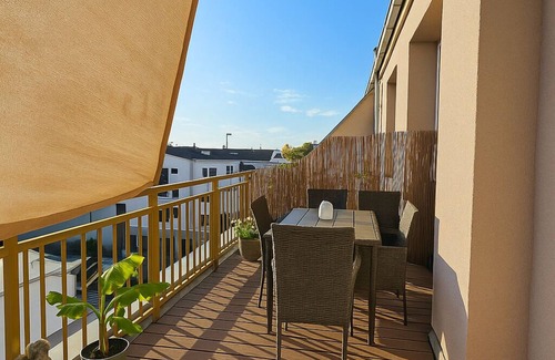 Old Town Apartment | Penthouse Über den Dächern der Leipziger City Luxus Dachterrasse/Kamin/grill