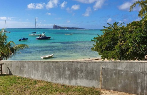 Bain Boeuf Apartment | Penthouse apartment, with private plunge pool, one minute walk from beach