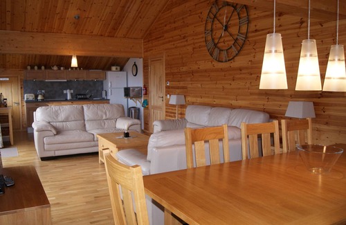 La Roche Apartment | Penthouse chalet apartment, sleeps 8, Sky TV, internet and garage beautiful view