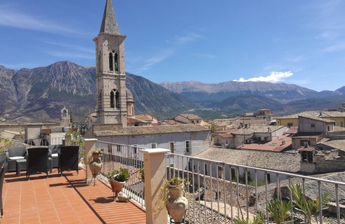 Sulmona Apartment | Penthouse Duplex with a stunning views from Terrace and Balconies
