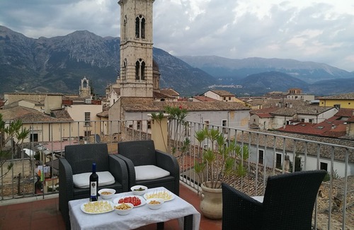 Sulmona Apartment | Penthouse Duplex with a stunning views from Terrace and Balconies