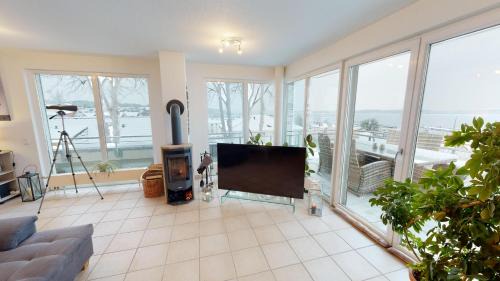 Laboe Apartment | Penthouse Hafenglück - Atemberaubender Blick über die Kieler Förde