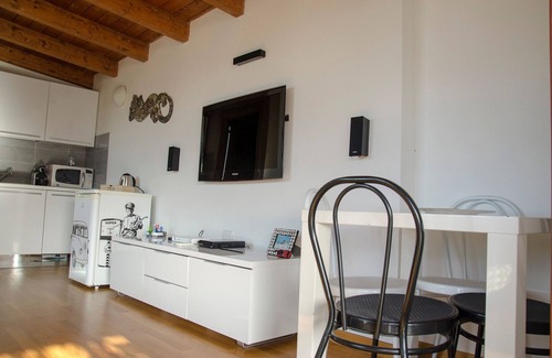 Province of Cagliari Apartment | Penthouse studio apartment with terrace level, wi fi, air c., Private parking.