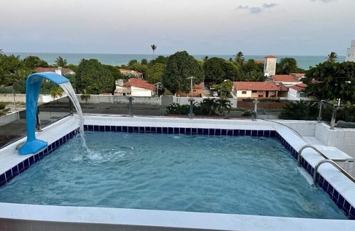 Jacuma Apartment | Penthouse with pool and wide sea view!