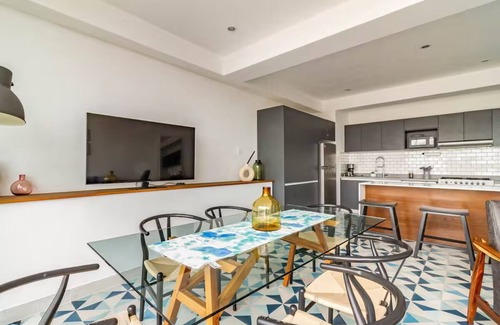 Americana Condo | Penthouse with private rooftop and panoramic views