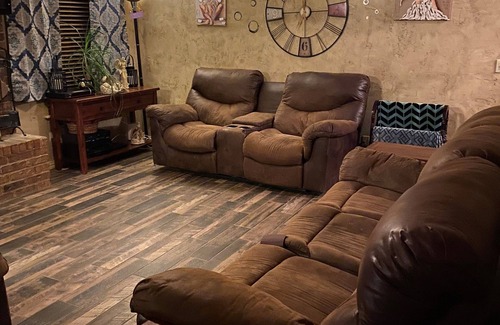 Dumas House | Perfect for winter or summer and plenty of room for a gathering!