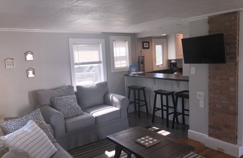 Pine Point House | Perfect Pine Point beach house with rooftop deck and private yard!