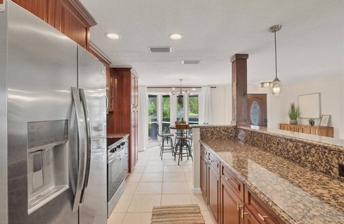 Cape Haze House | Perfect waterfront home complete with dock and boat lift.