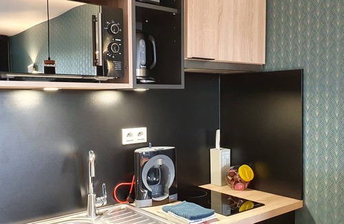 Perros-Guirec Apartment | Perros, full sea view, renovated studio facing Trestraou beach