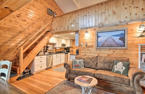 Saranac Lake Cottage | Pet-friendly Adirondack Cabin w/On-site Lake