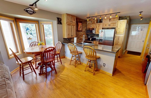 Mountain House Condo | Pet Friendly End Unit! On River Trail. Walk/Shuttle to Keystone Dining, Shops