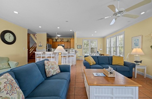 Emerald Isle House | Pet Friendly, Oceanside Interior Home Private Pool, Golf Cart, and Easy Access.