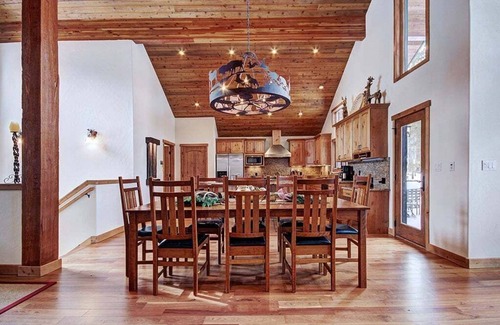Fairways House | Pet Friendly- Pine Needle Lodge, a 4BR, 4.5BA retreat with hot tub, views, and sleeps 10.