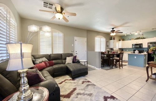 Chandler House | Pet Friendly TWO En Suite Townhome Community Pool in Quiet Gated Community