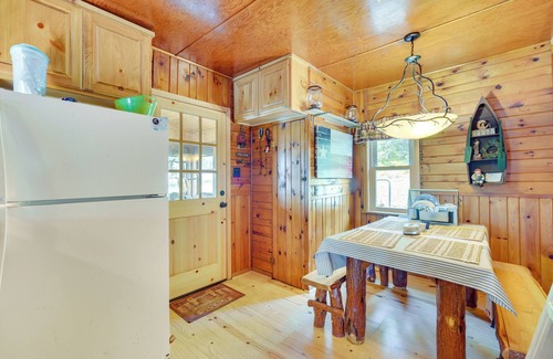 Minong Cabin | Pet-Friendly Waterfront Minong Cabin with Fire Pit