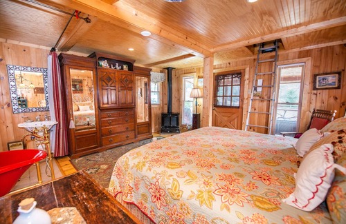 Sugar Grove Cabin | Petting Zoo! HOT TUB, Zip Lines, 20+ acres & Trout Stream - Everything!!!