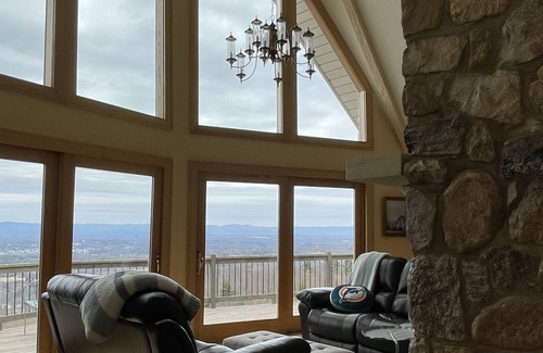 Arlington House | Picturesque Brushy Mountain Retreat... A-Frame in the sky.