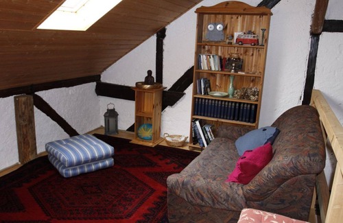 Kirchberg Apartment | Pilgrims' and hikers' hostel Altes Forstamt - A bed in the shared room of the