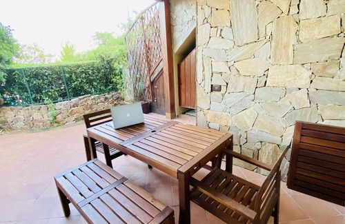 Santa Margherita di Pula Apartment | Pinus Village shed with sea view terrace IUN Q7351