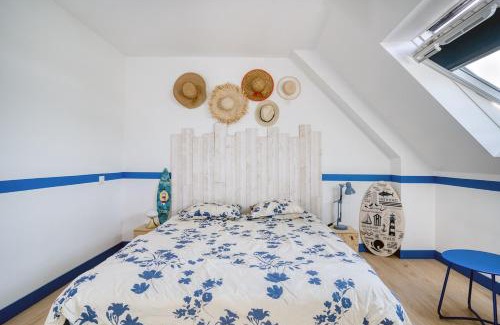 Benodet Villa | Plage à 300 m, piscine 29 degrés, 5 chambres, 4 sdb, calme