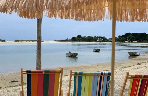 Benodet Villa | Plage à 300 m, piscine 29 degrés, 5 chambres, 4 sdb, calme