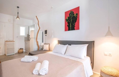 Platis Gialos Apartment | Platis Gialos Studio close to the beach