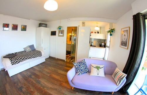 Douarnenez Apartment | Pleasant Large Studio with Sea View