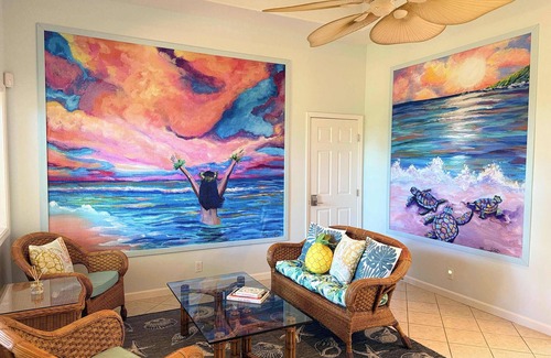 Kahana Bed & Breakfast | Plumeria Ensuite | Peaceful Ocean Retreat | Steps to Beach B&B w Breakfast, BBQ