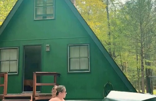 Pocono Pines Cabin | Pocono Summer Paradise: A-Frame, Sauna, Hot Tub, Fire Pit