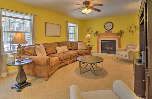 White Haven House | Poconos Lake House w/ Dock, Fire Pit & Game Room!