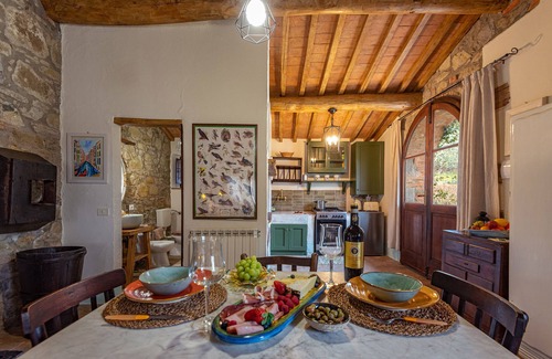 Il Poggio Ski Chalet | Podere Colombaio - Bucaneve chalet in historical Podere in Val d'Orcia